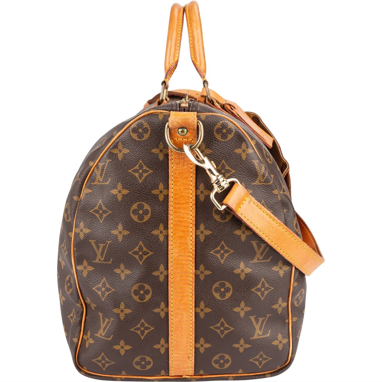 Louis Vuitton Louis Vuitton Monogram Canvas Keepall 50 Bandoulière Travel Bag Bruin