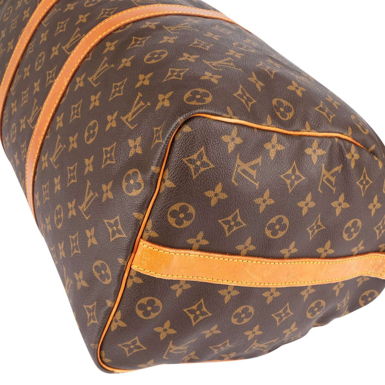 Louis Vuitton Louis Vuitton Monogram Canvas Keepall 50 Bandoulière Travel Bag Bruin