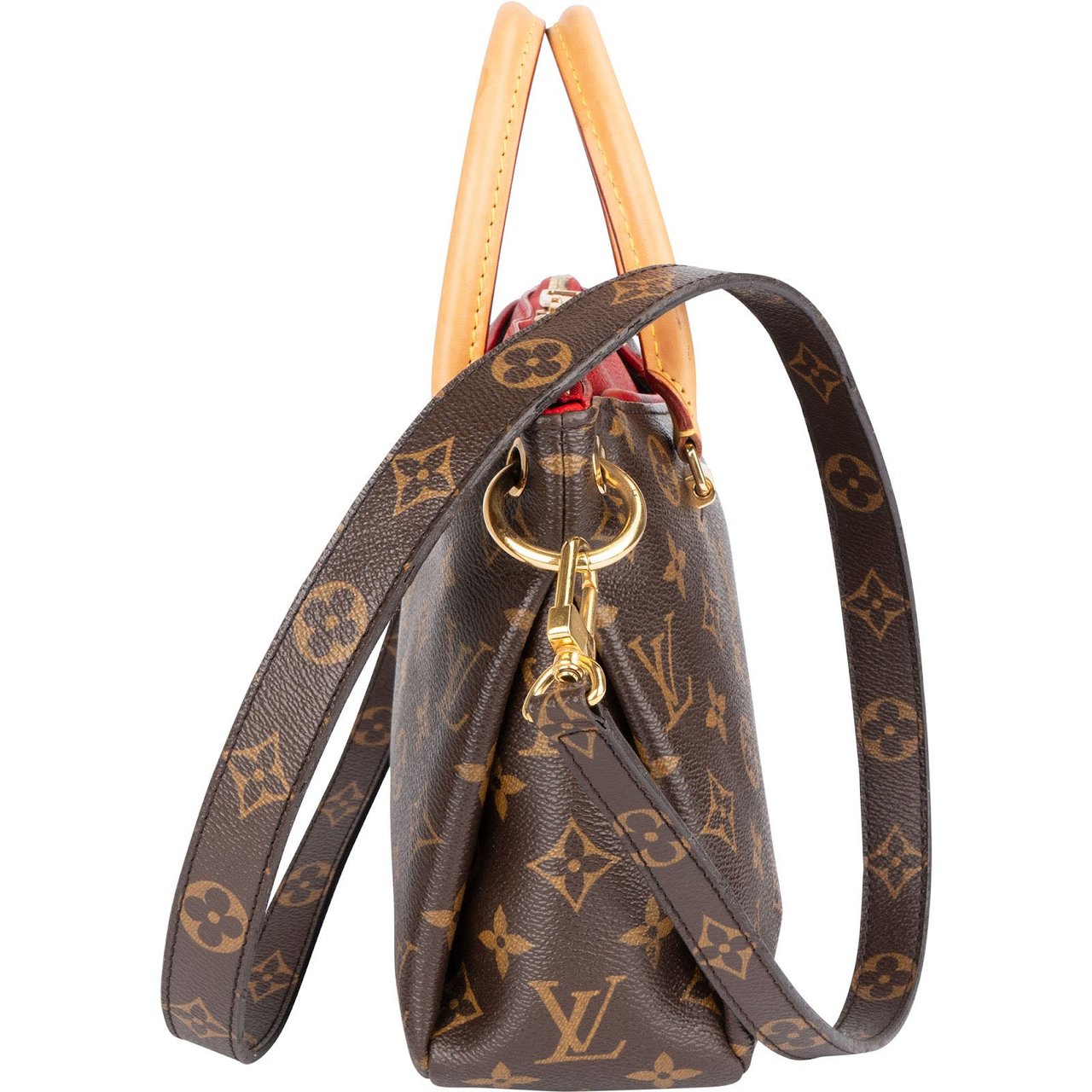 Louis Vuitton Louis Vuitton Monogram Canvas Pallas BB Handbag Bruin