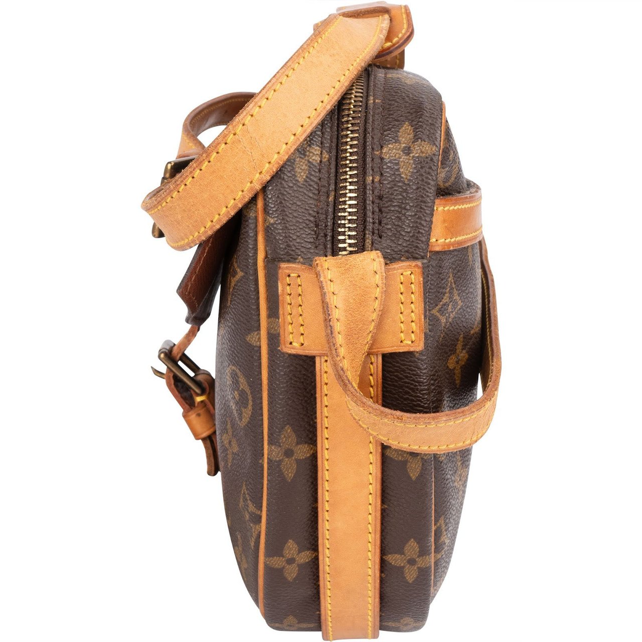 Louis Vuitton Louis Vuitton Monogram Canvas Jeune Fille GM Crossbody Bag Bruin