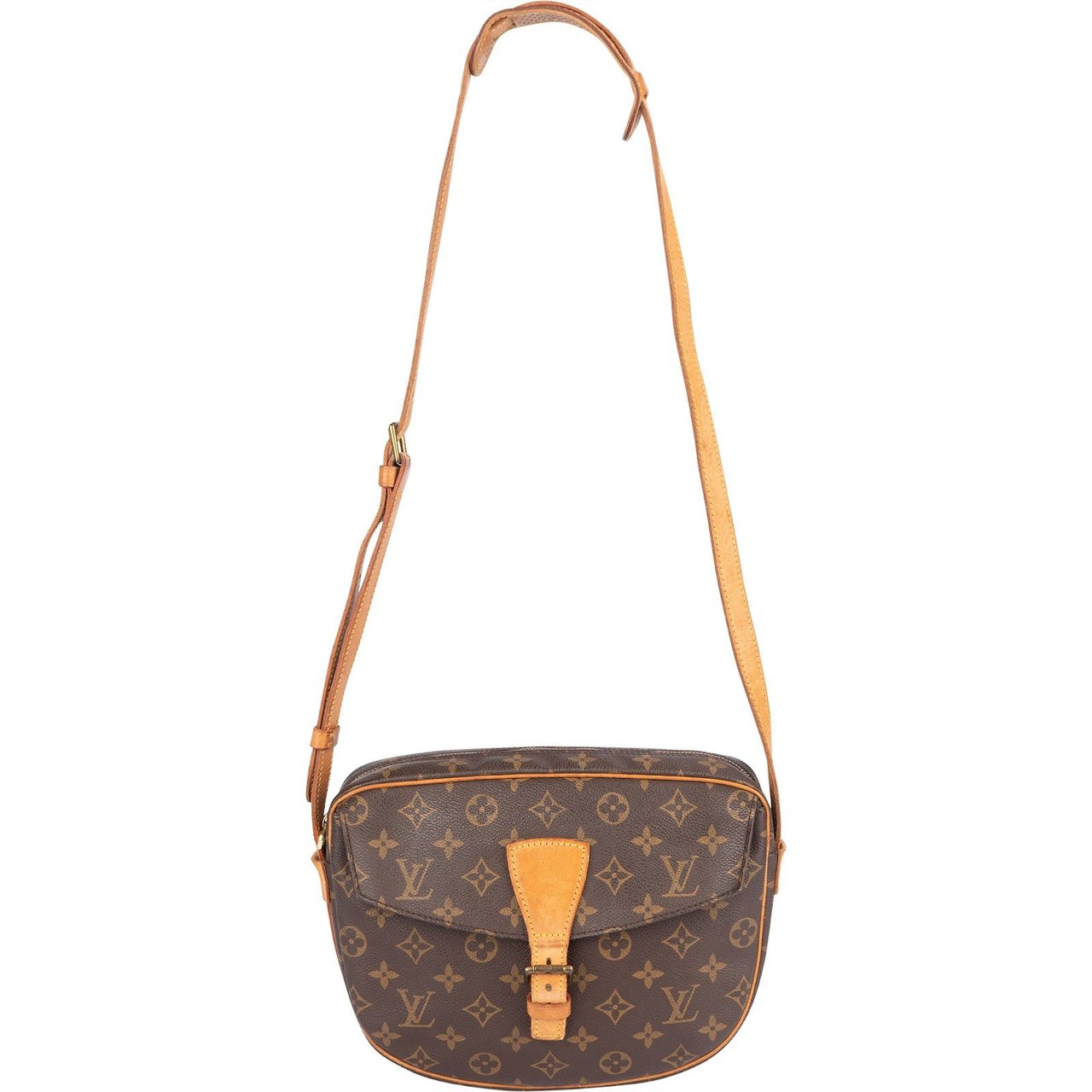 Louis Vuitton Louis Vuitton Monogram Canvas Jeune Fille GM Crossbody Bag Bruin