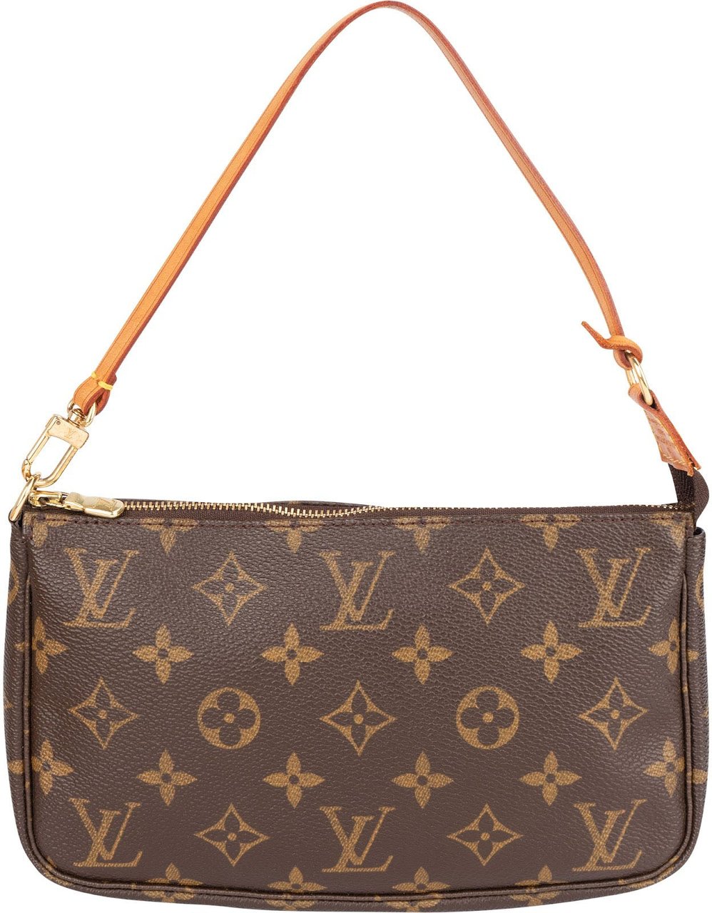 Louis Vuitton Louis Vuitton Monogram Canvas Pochette Accessoires Handbag Bruin