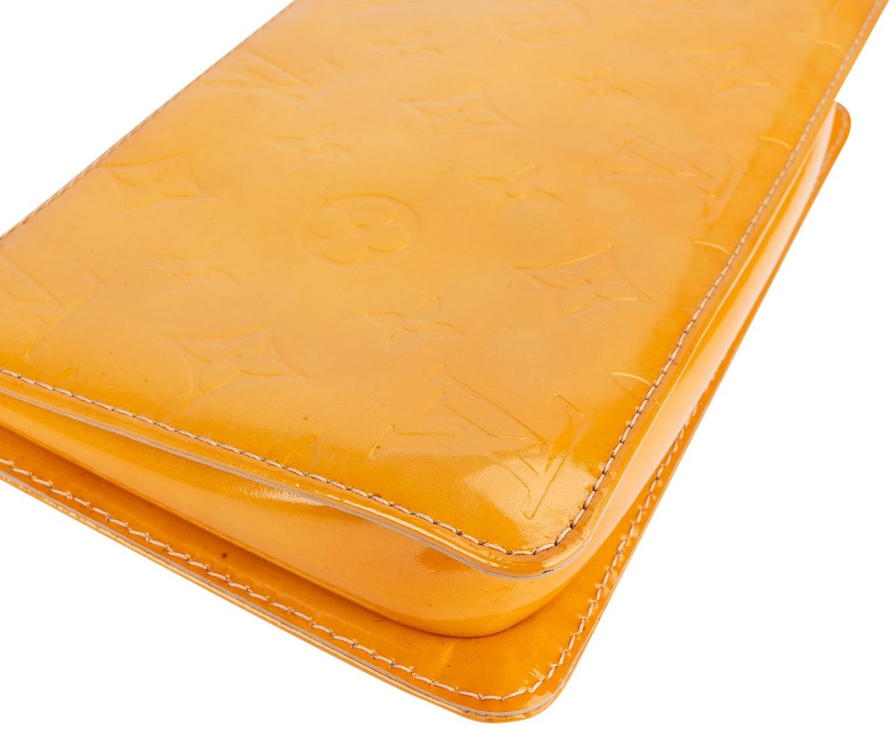 Louis Vuitton Louis Vuitton Monogram Vernis Lexington Pochette Handbag Geel