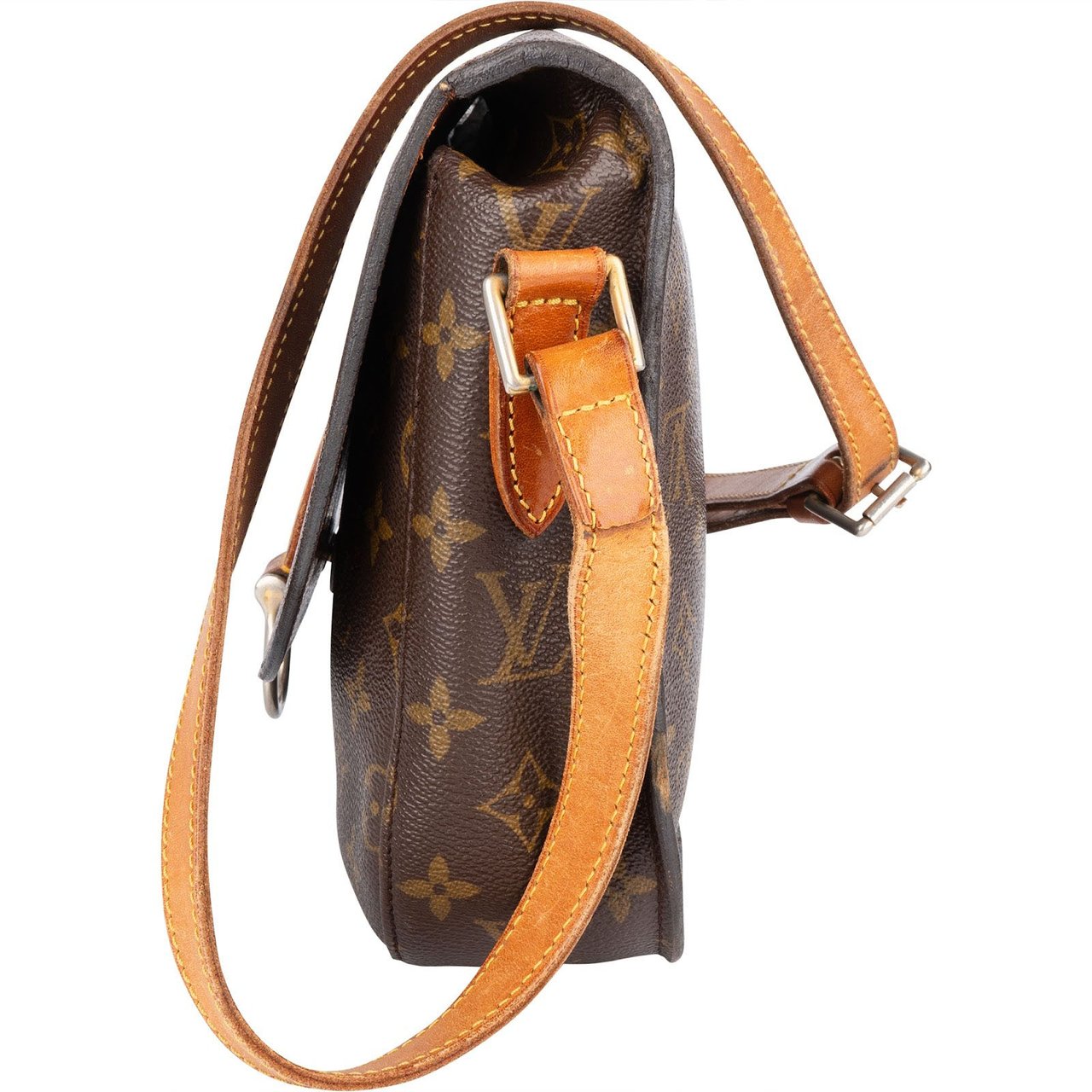 Louis Vuitton Louis Vuitton Monogram Canvas Saint Cloud GM Crossbody Bag Bruin