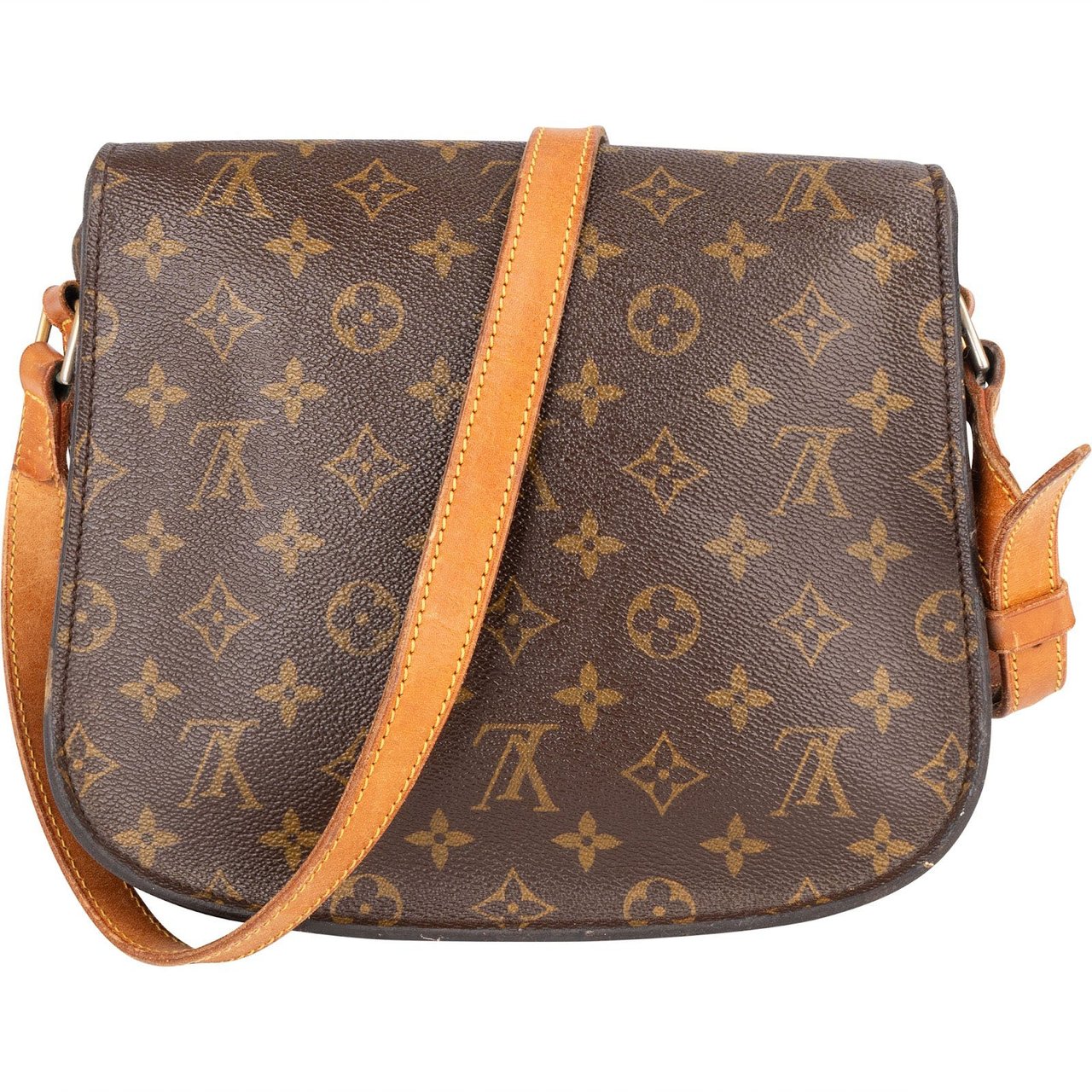 Louis Vuitton Louis Vuitton Monogram Canvas Saint Cloud GM Crossbody Bag Bruin