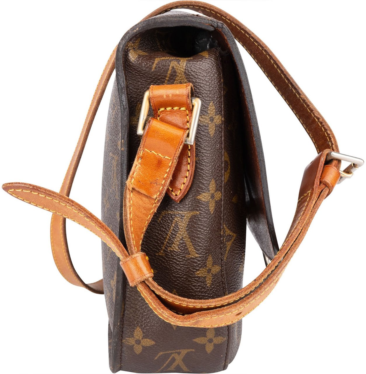 Louis Vuitton Louis Vuitton Monogram Canvas Saint Cloud GM Crossbody Bag Bruin
