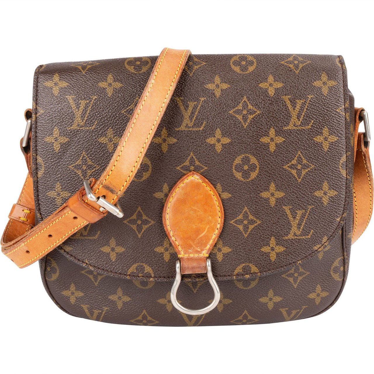 Louis Vuitton Louis Vuitton Monogram Canvas Saint Cloud GM Crossbody Bag Bruin