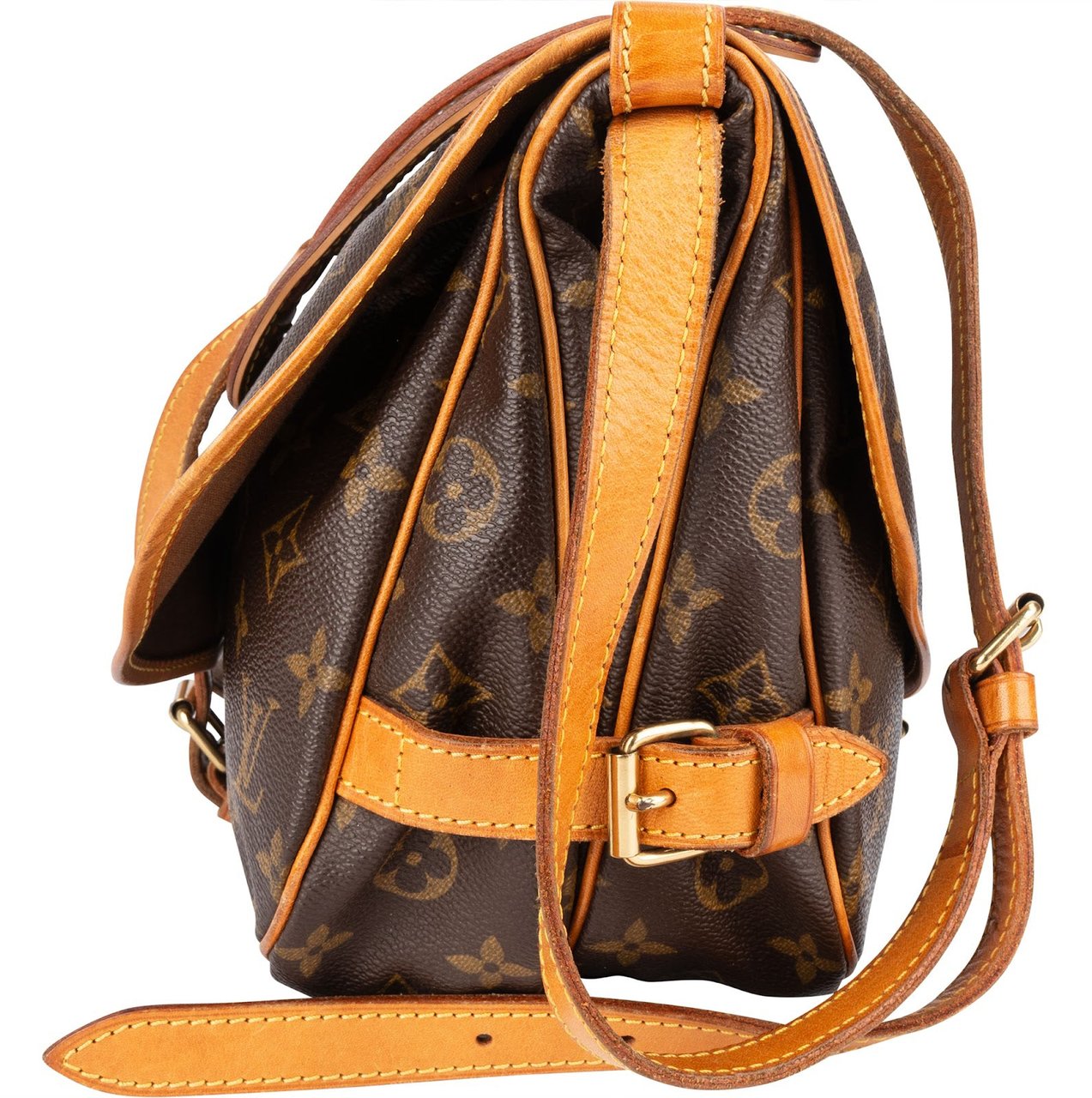 Louis Vuitton Louis Vuitton Monogram Canvas Saumur 30 Crossbody Bag Bruin