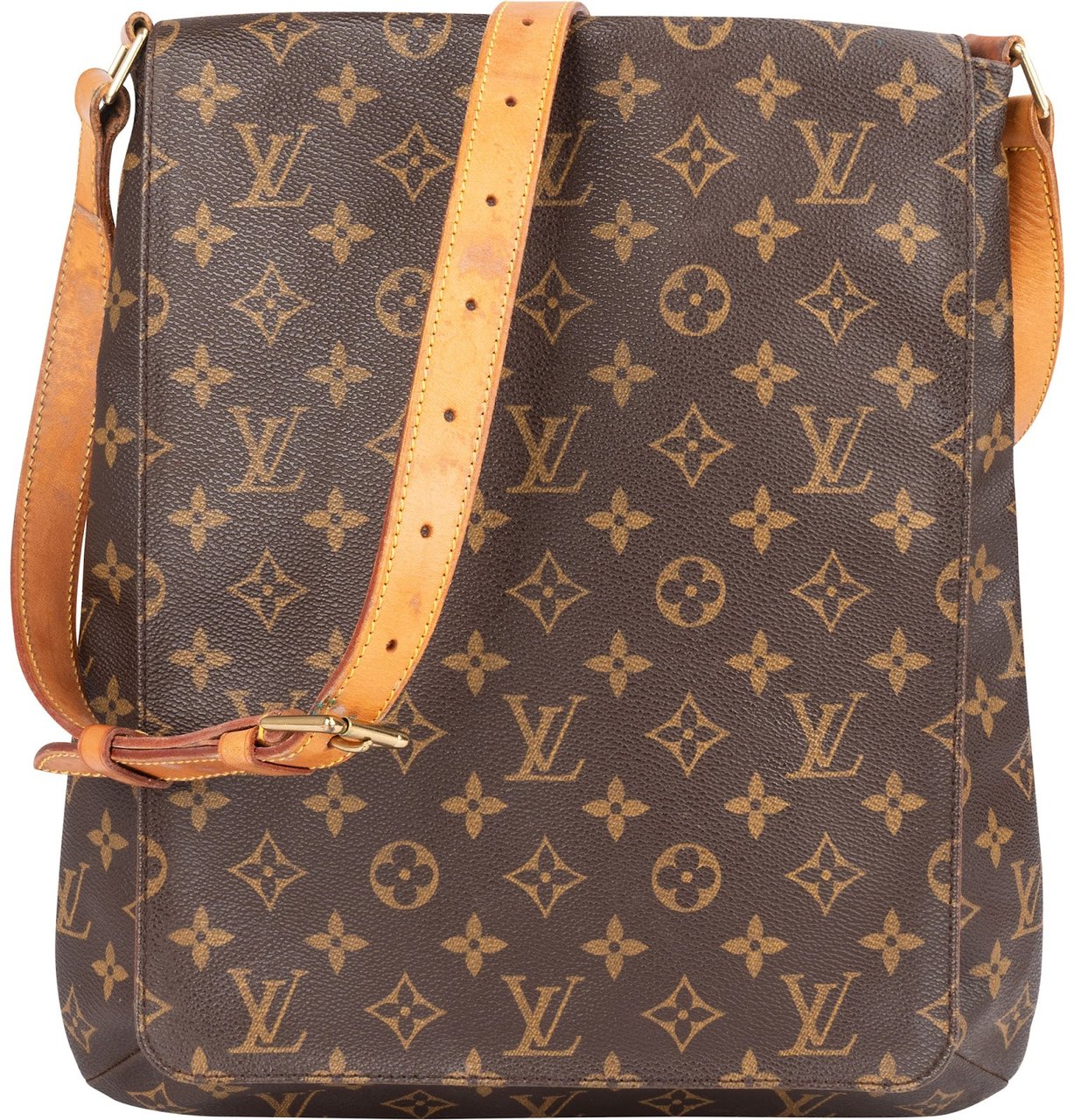 Louis Vuitton Louis Vuitton Monogram Canvas Musette Salsa GM Shoulder Bag Bruin