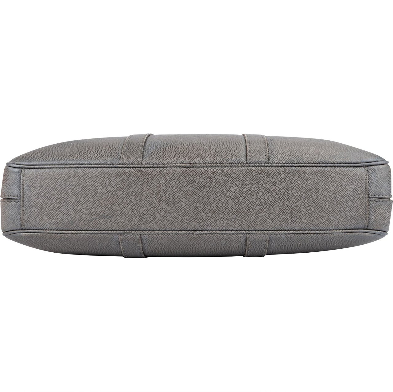 Louis Vuitton Louis Vuitton Grey Taiga Leather Porte-Documents Voyage Handbag Donkergrijs