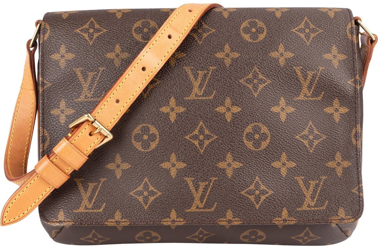 Louis Vuitton Louis Vuitton Monogram Canvas Musette Tango Shoulder Bag Bruin