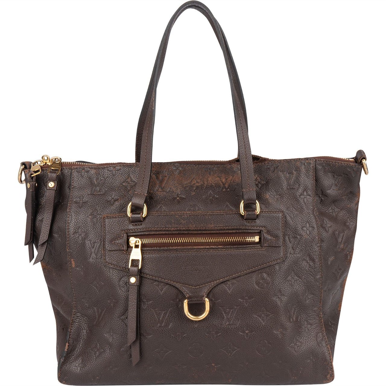 Louis Vuitton Louis Vuitton Monogram Empreinte Leather Lumineuse PM Shoulder Bag Bruin