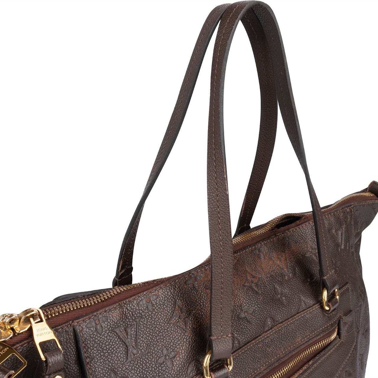 Louis Vuitton Louis Vuitton Monogram Empreinte Leather Lumineuse PM Shoulder Bag Bruin