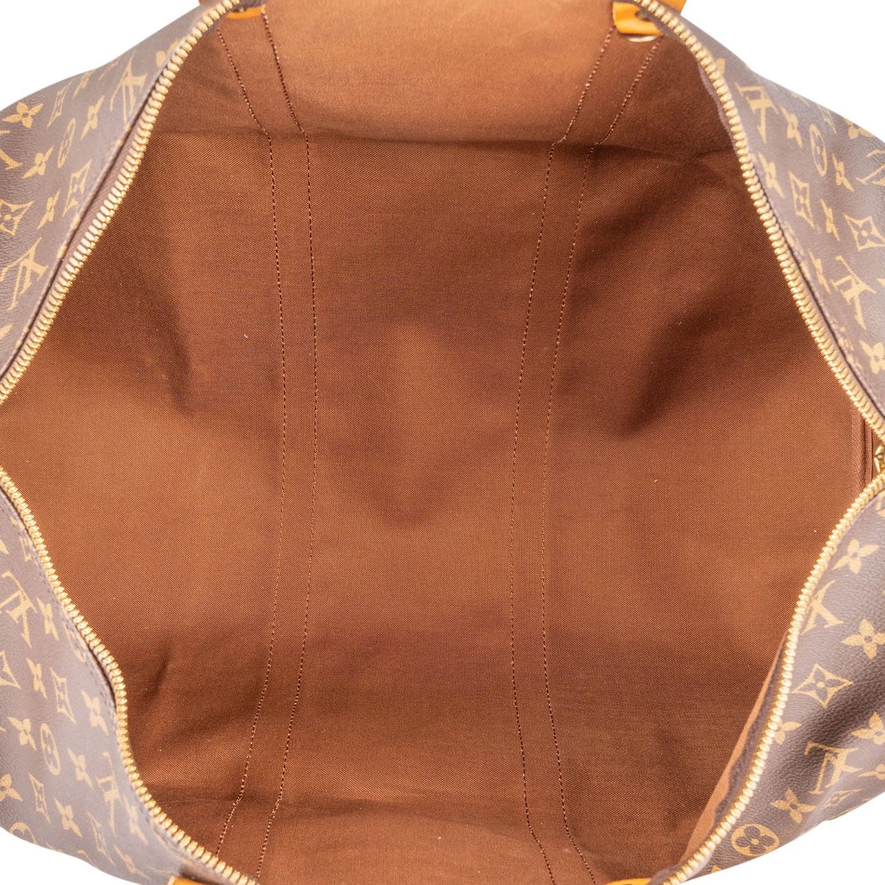 Louis Vuitton Louis Vuitton Monogram Canvas Keepall 50 Bandoulière Travel Bag Bruin