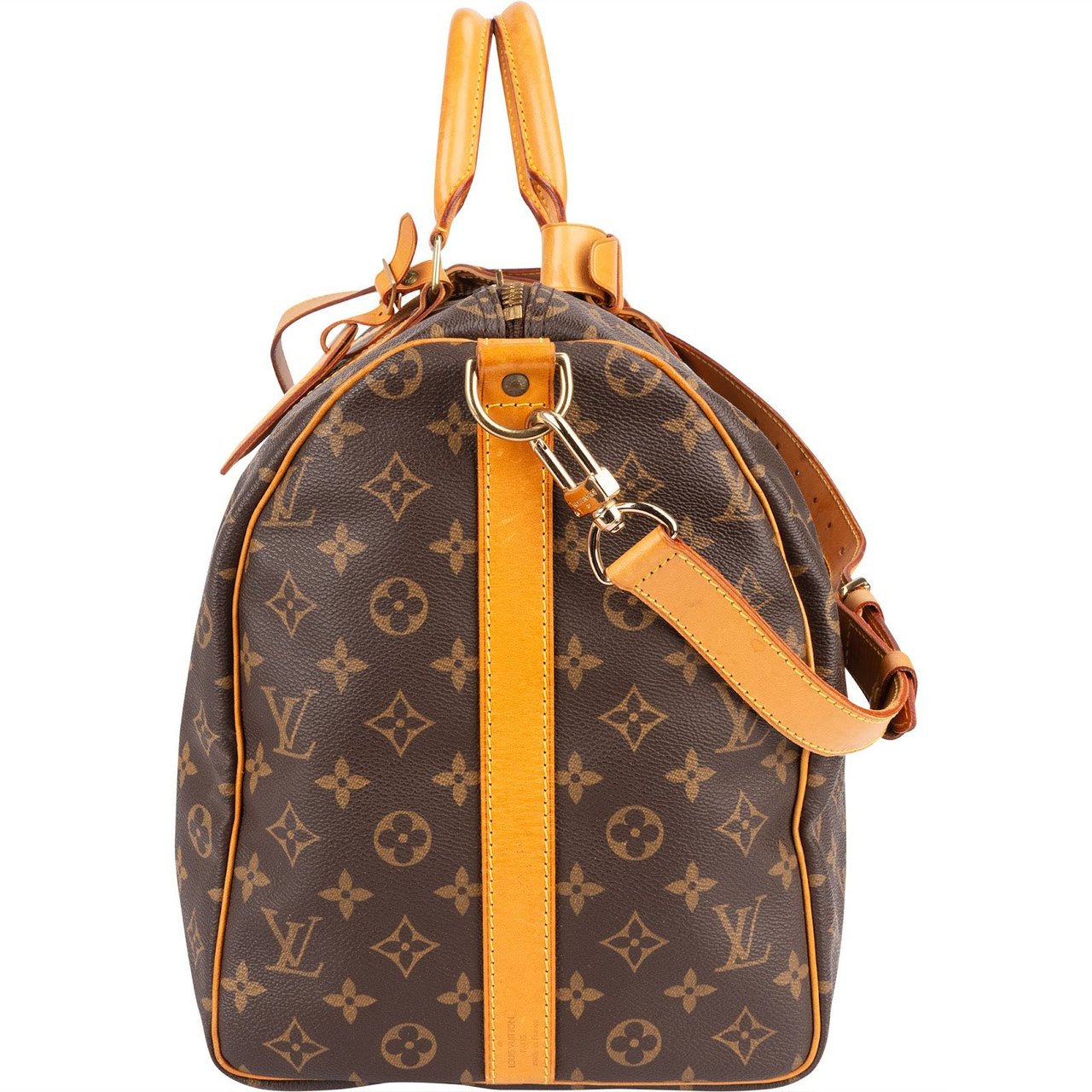 Louis Vuitton Louis Vuitton Monogram Canvas Keepall 50 Bandoulière Travel Bag Bruin