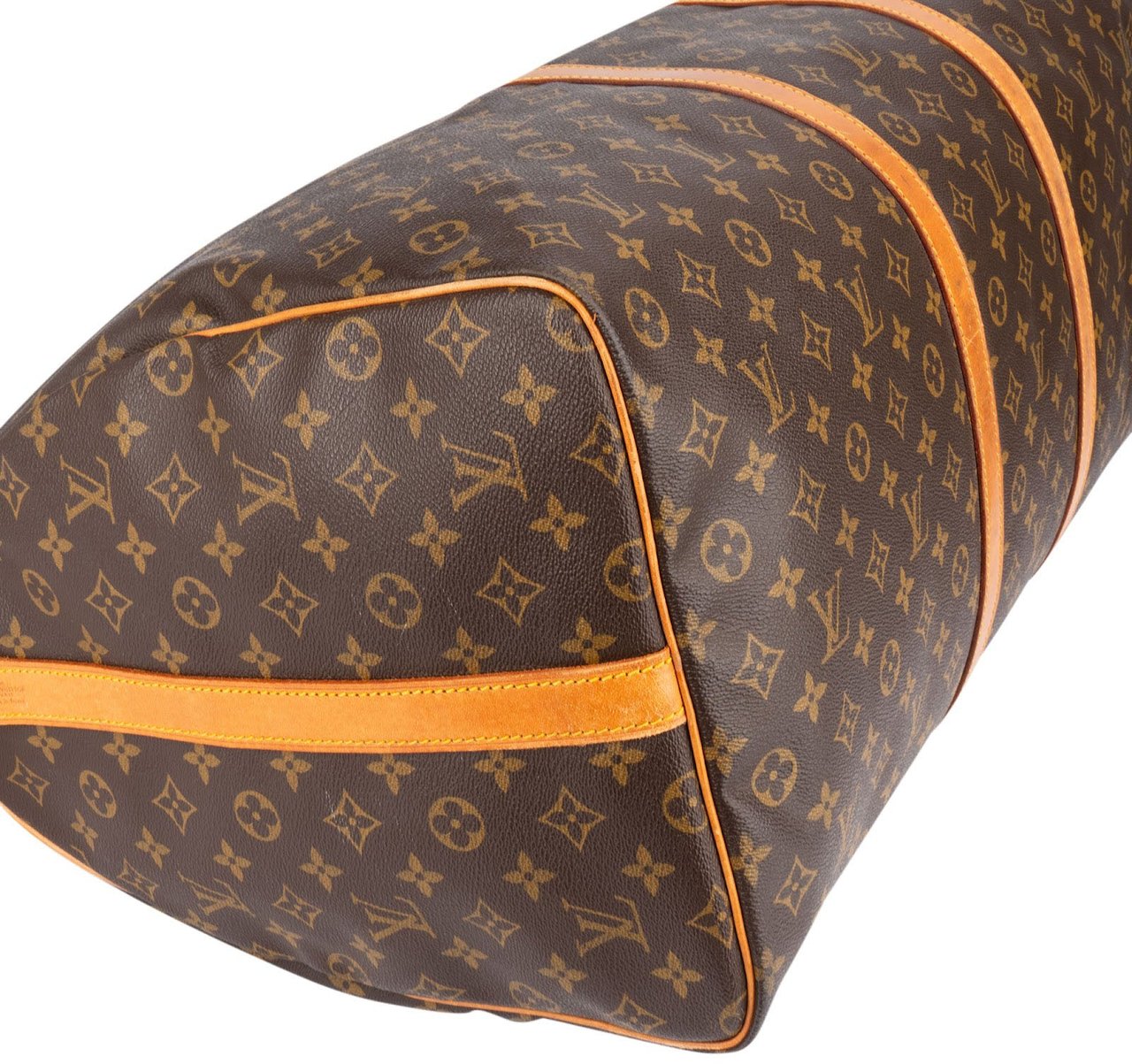 Louis Vuitton Louis Vuitton Monogram Canvas Keepall 60 Bandoulière Travel Bag Bruin