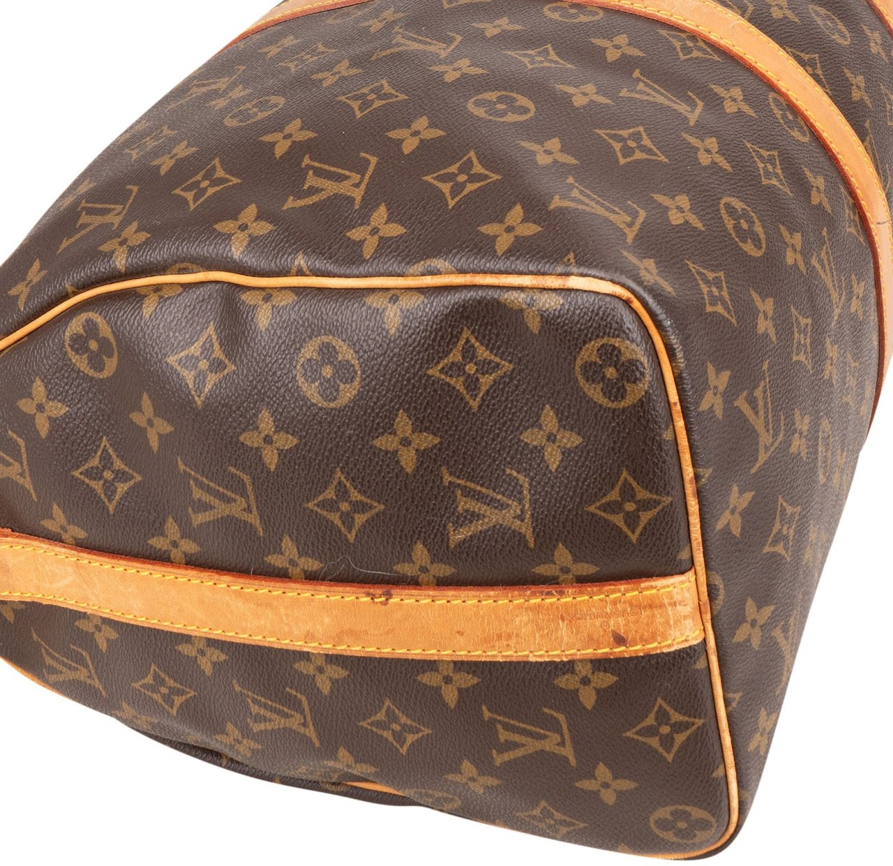 Louis Vuitton Louis Vuitton Monogram Canvas Keepall 45 Bandoulière Travel Bag Bruin