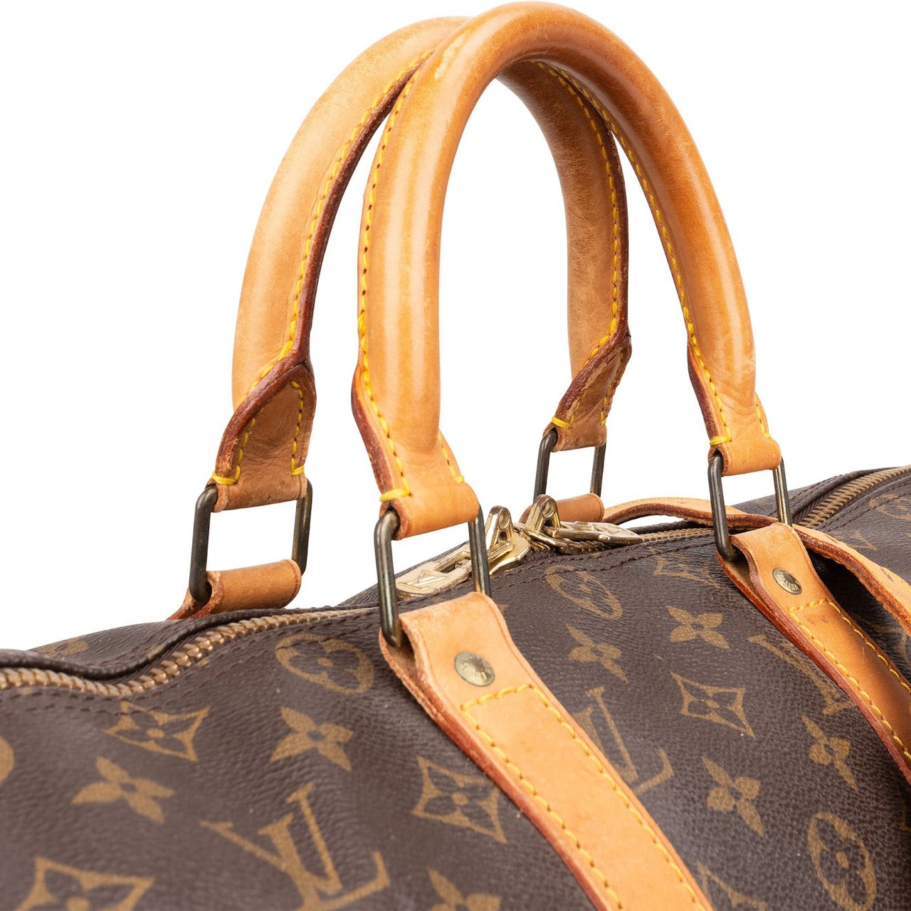 Louis Vuitton Louis Vuitton Monogram Canvas Keepall 45 Bandoulière Travel Bag Bruin