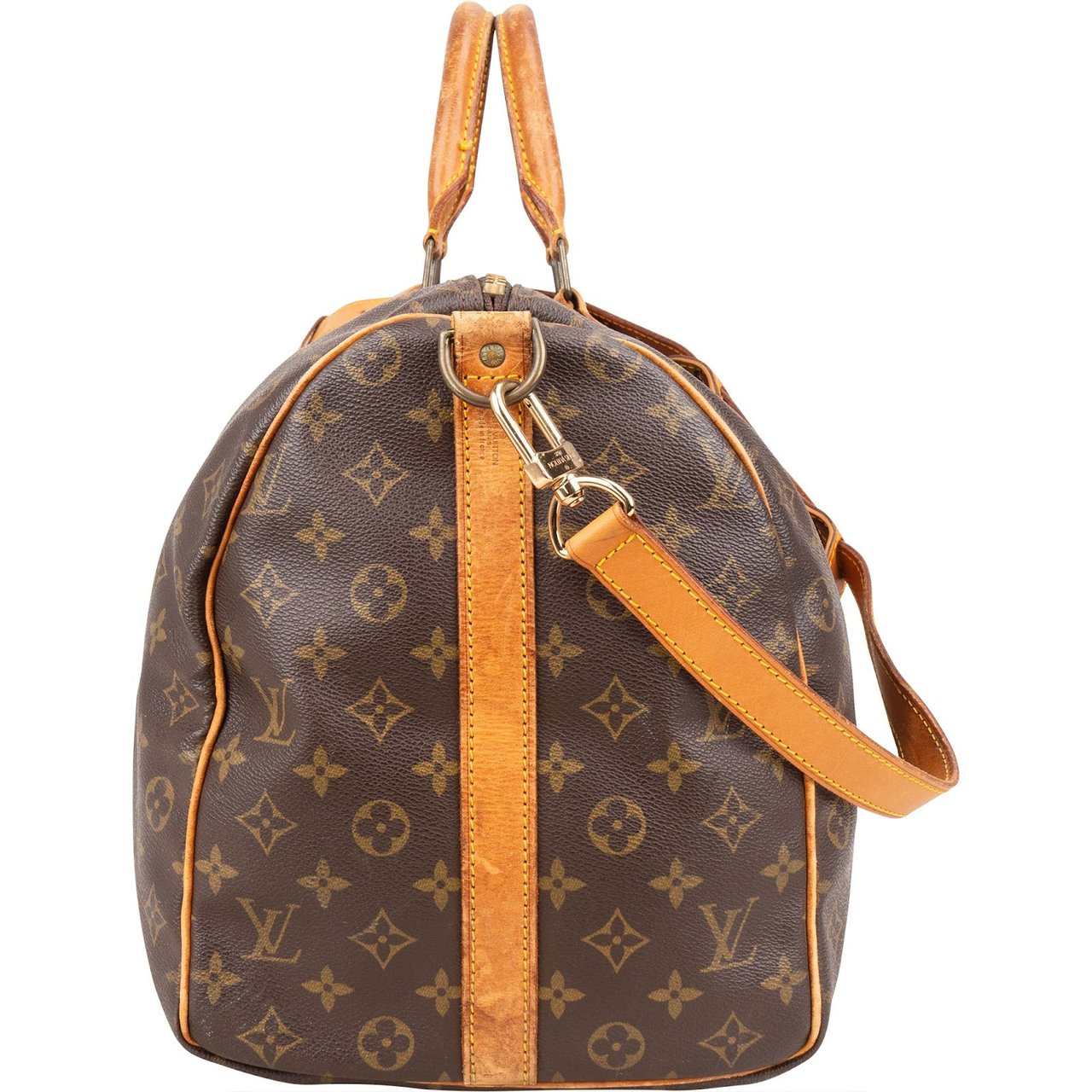 Louis Vuitton Louis Vuitton Monogram Canvas Keepall 50 Bandoulière Travel Bag Bruin