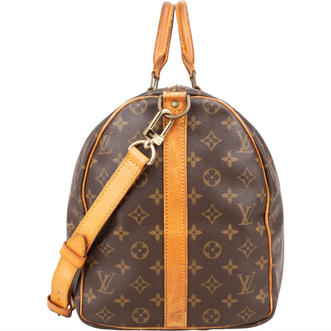 Louis Vuitton Louis Vuitton Monogram Canvas Keepall 50 Bandoulière Travel Bag Bruin