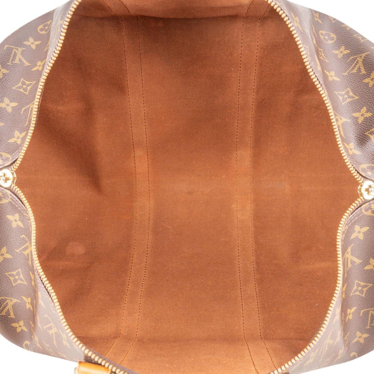 Louis Vuitton Louis Vuitton Monogram Canvas Keepall 50 Bandoulière Travel Bag Bruin
