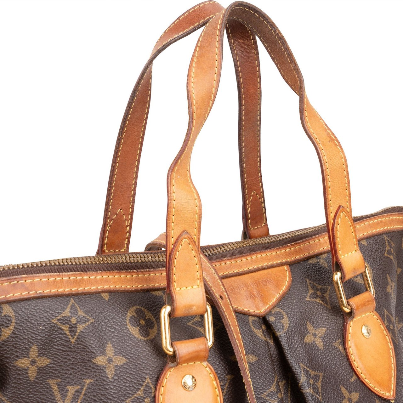 Louis Vuitton Louis Vuitton Monogram Canvas Palermo PM Handbag Bruin
