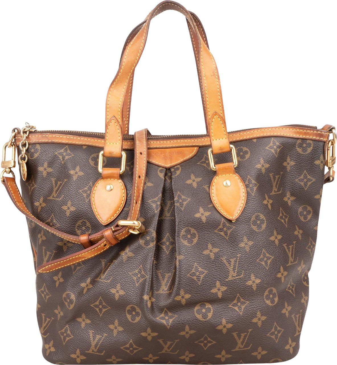 Louis Vuitton Louis Vuitton Monogram Canvas Palermo PM Handbag Bruin