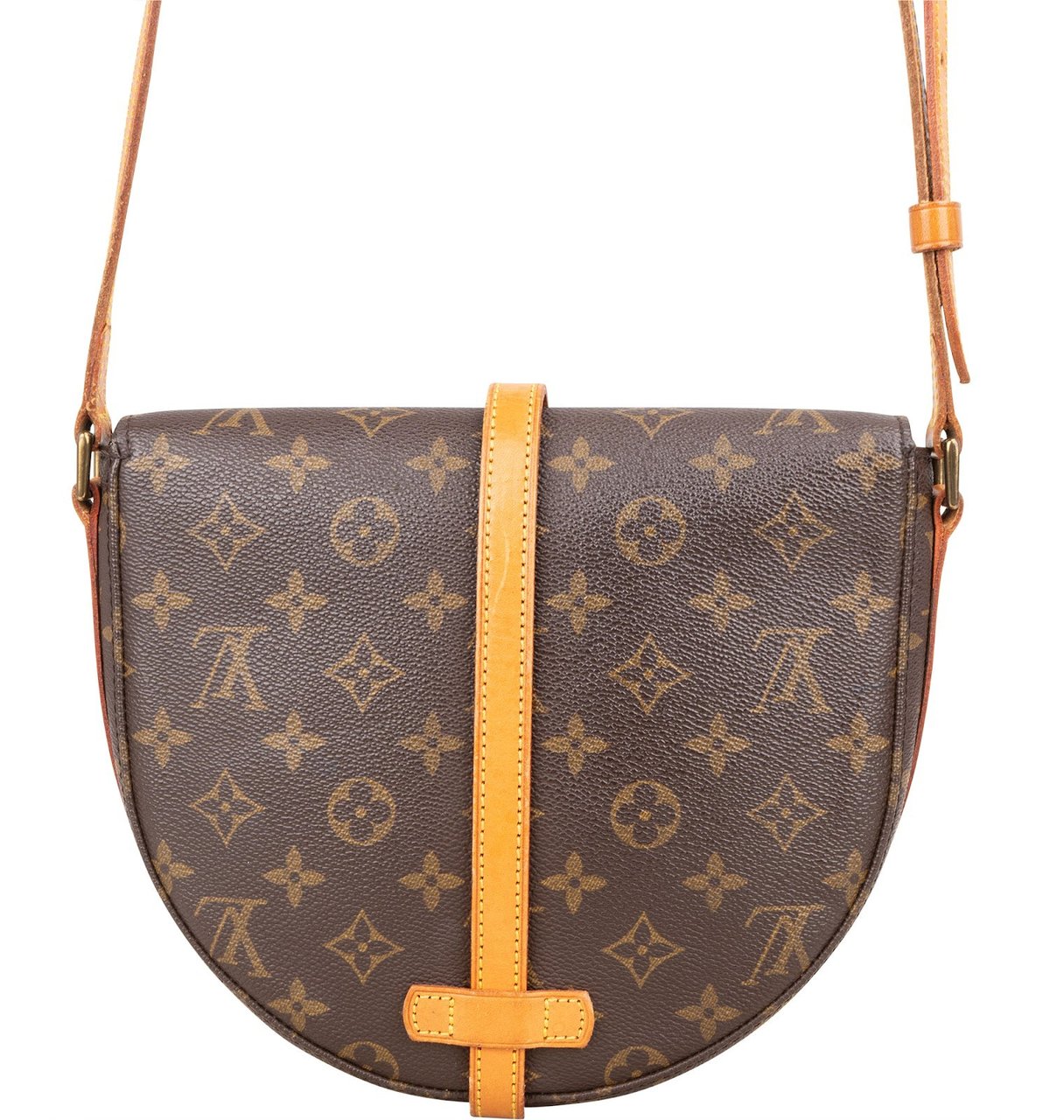 Louis Vuitton Louis Vuitton Monogram Canvas Chantilly GM Crossbody Bag Bruin