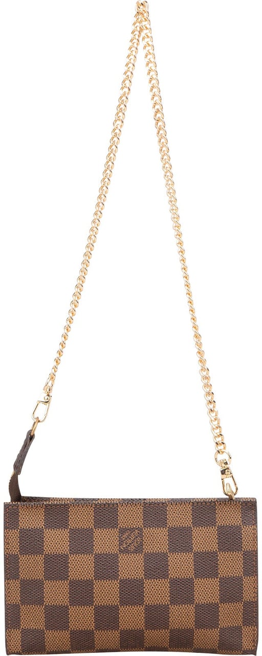 Louis Vuitton Louis Vuitton Monogram Damier Ebene Bucket Pochette Accessoires Shoulder Bag Bruin