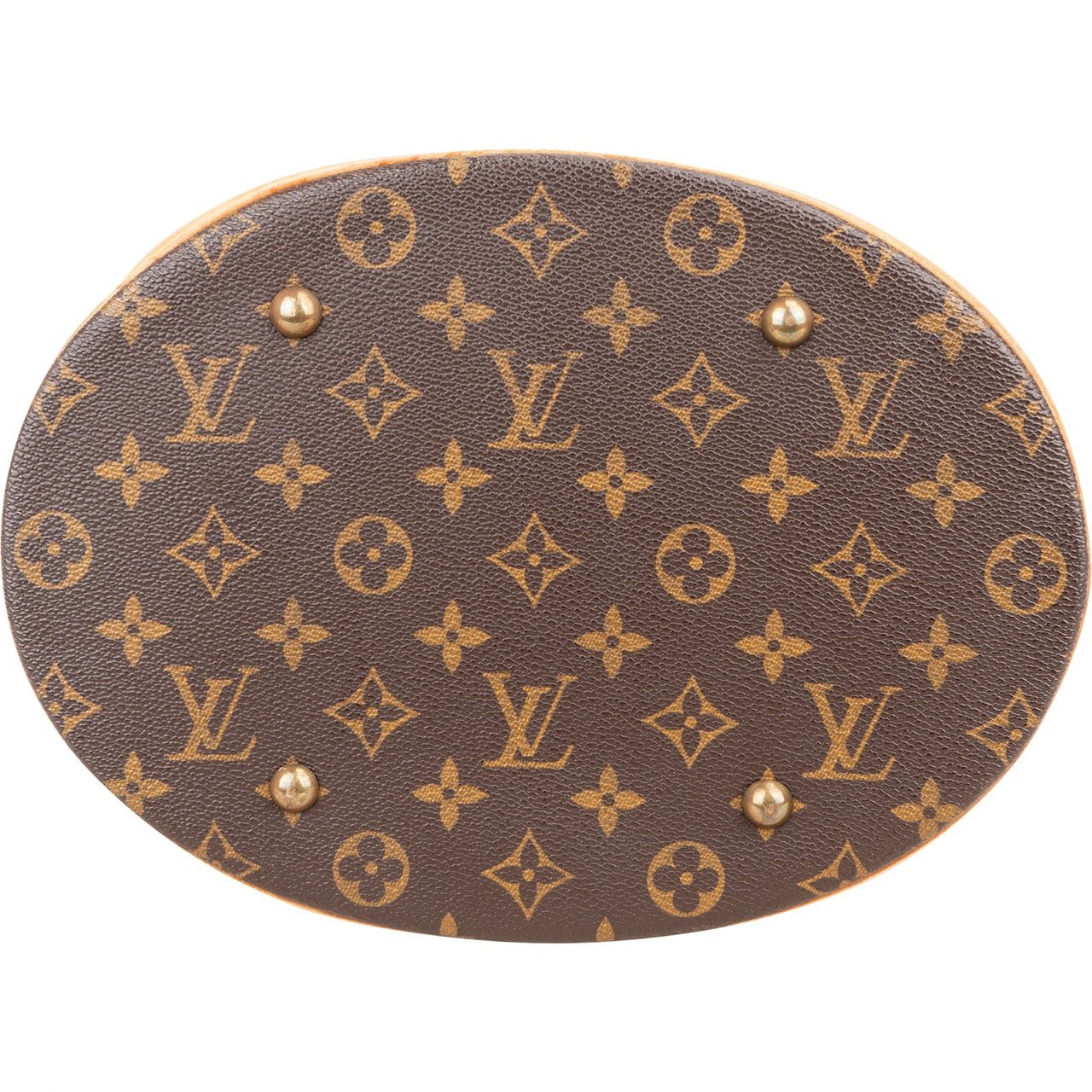 Louis Vuitton Louis Vuitton Monogram Canvas Bucket GM Shoulder Bag Bruin