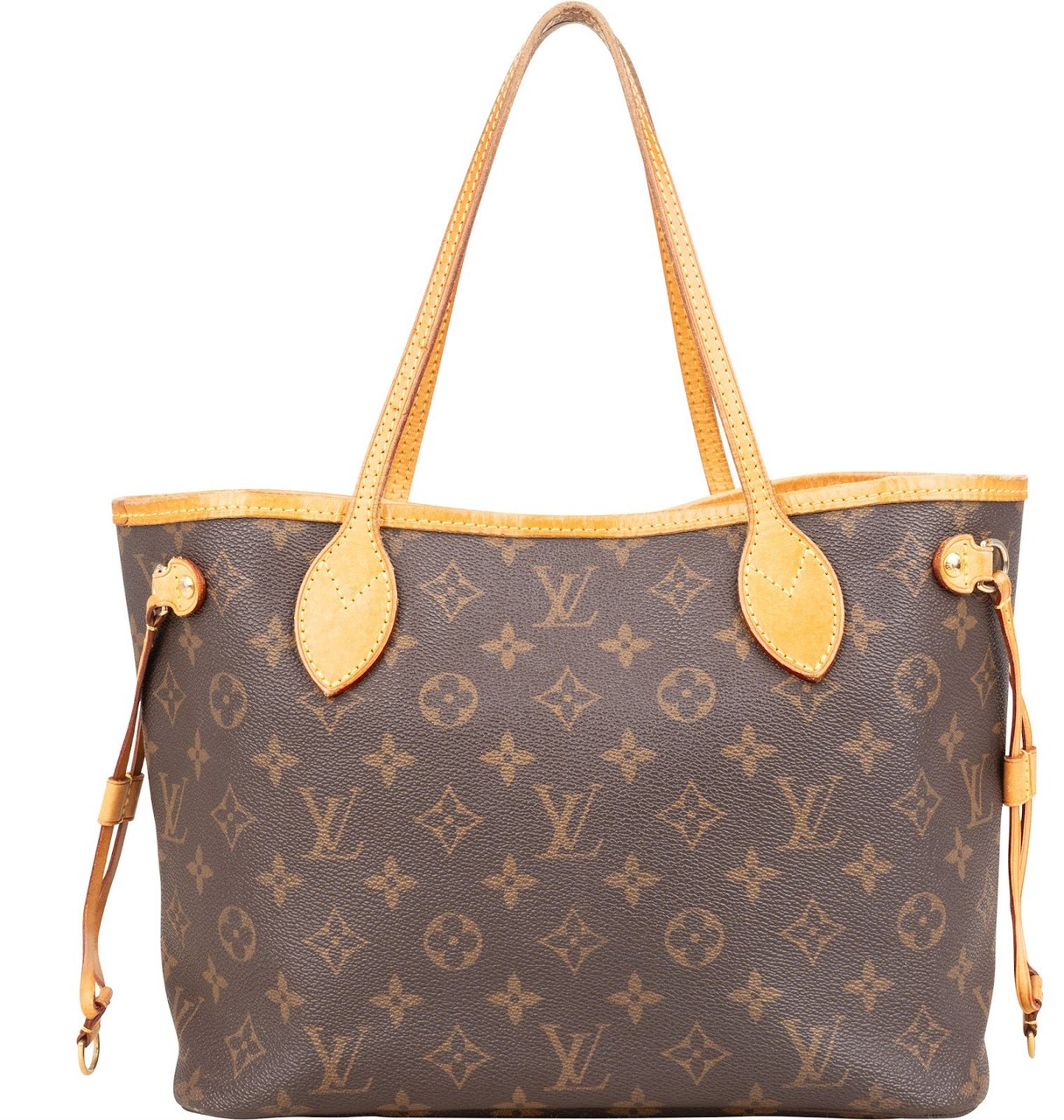 Louis Vuitton Louis Vuitton Monogram Canvas Neverfull PM Handbag Bruin