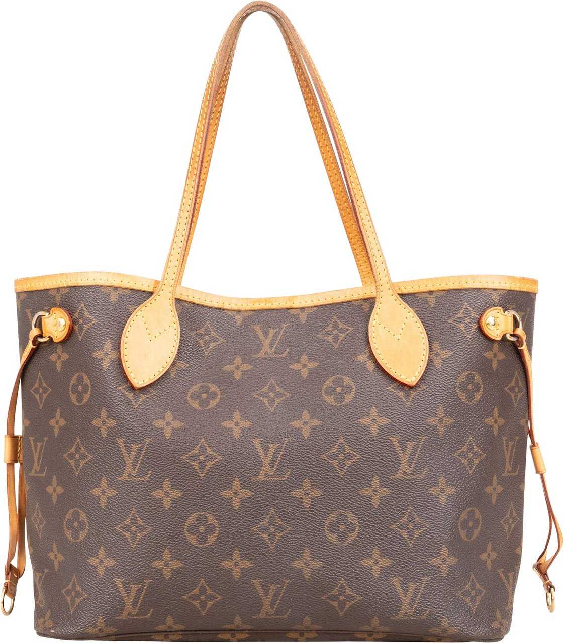 Louis Vuitton Louis Vuitton Monogram Canvas Neverfull PM Handbag Bruin
