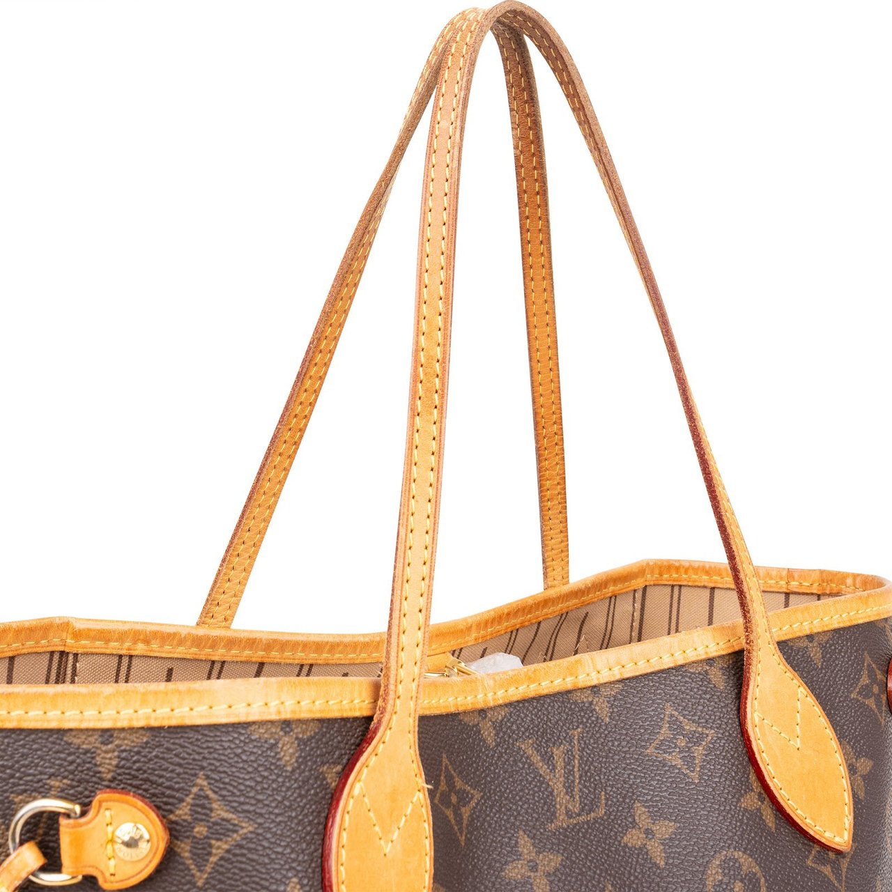 Louis Vuitton Louis Vuitton Monogram Canvas Neverfull PM Handbag Bruin