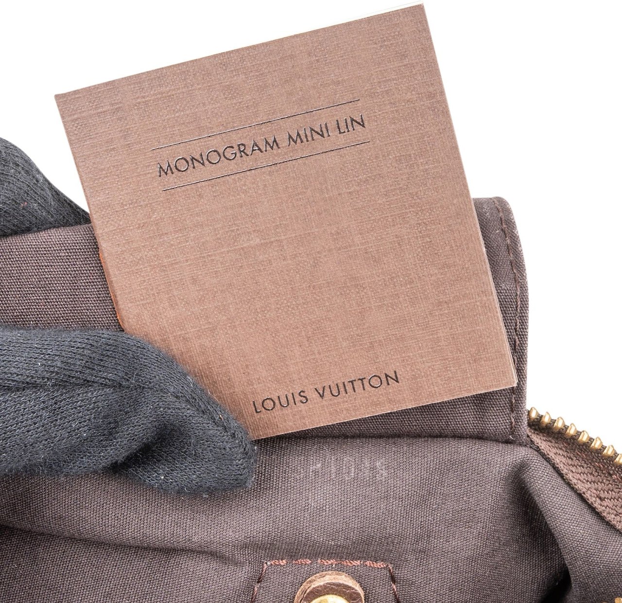 Louis Vuitton Louis Vuitton Mini Lin Monogram Speedy 30 Handbag Bruin