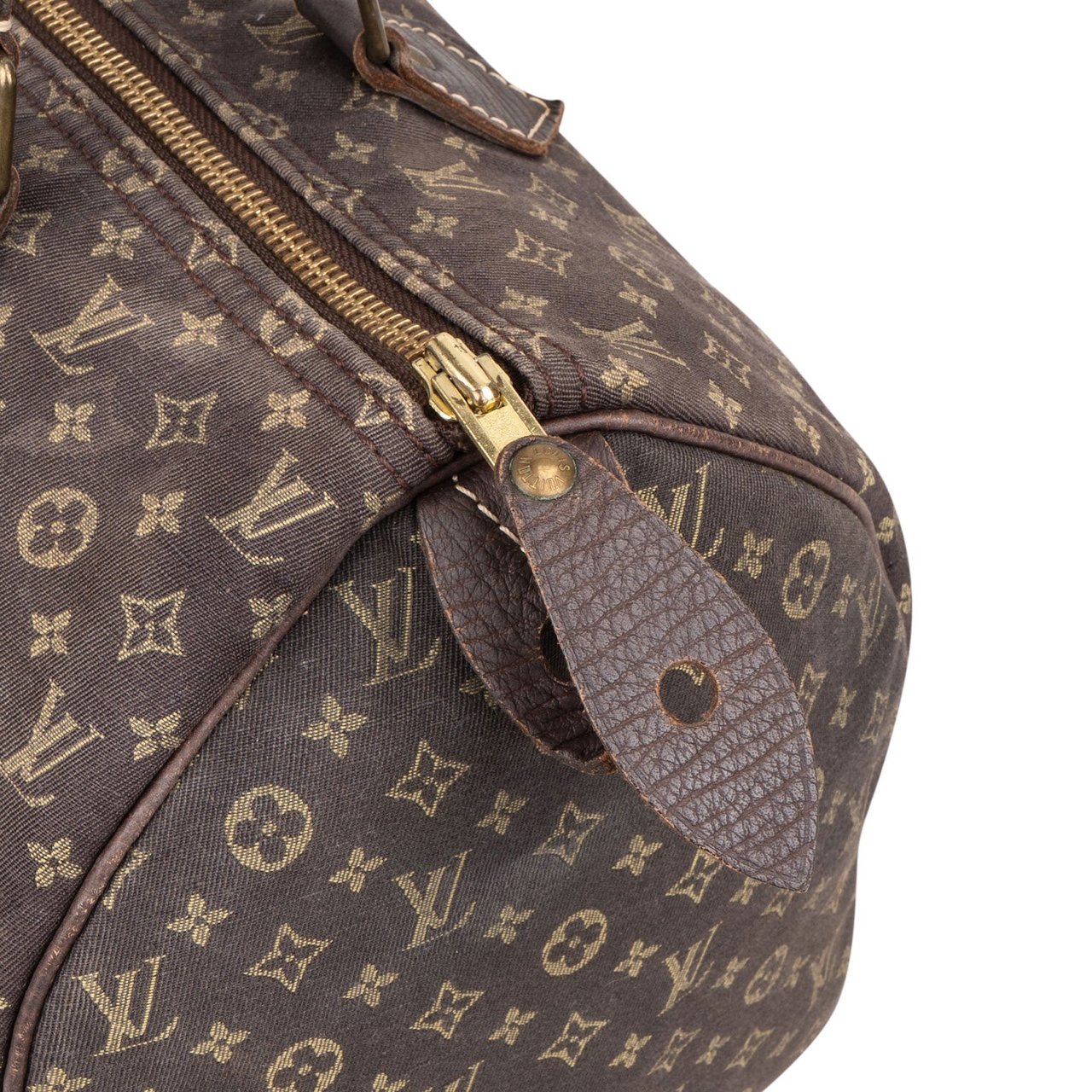 Louis Vuitton Louis Vuitton Mini Lin Monogram Speedy 30 Handbag Bruin