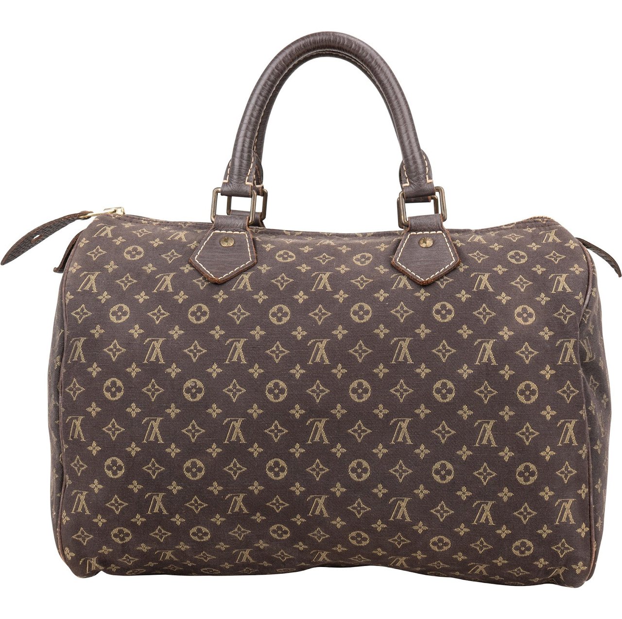 Louis Vuitton Louis Vuitton Mini Lin Monogram Speedy 30 Handbag Bruin