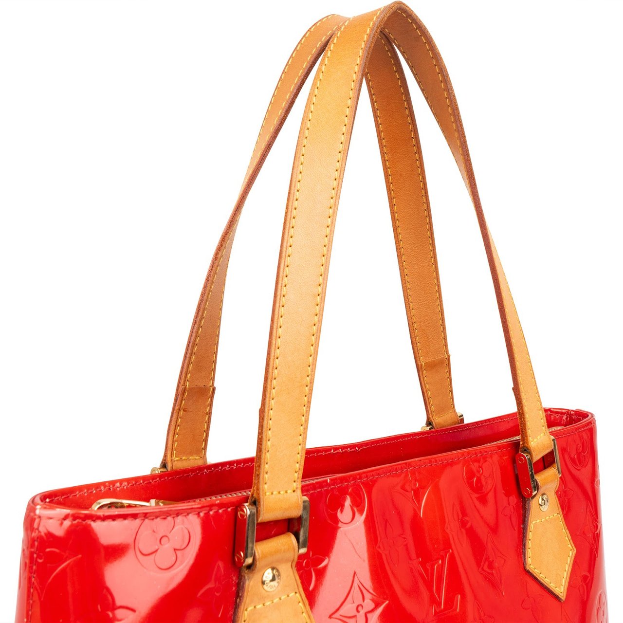 Louis Vuitton Louis Vuitton Monogram Vernis Houston Shoulder Bag Rood