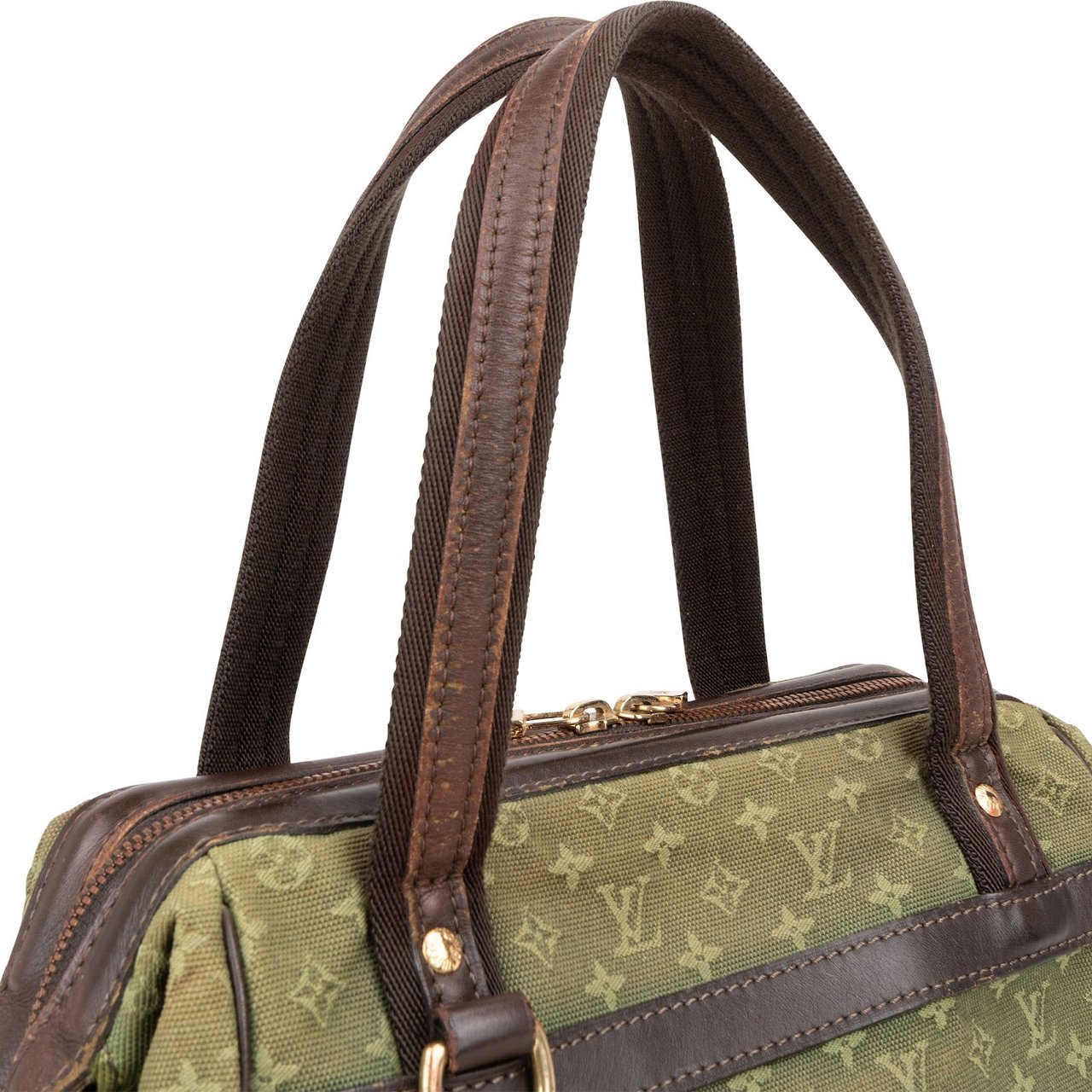 Louis Vuitton Louis Vuitton Monogram Mini Lin Josephine PM Handbag Groen