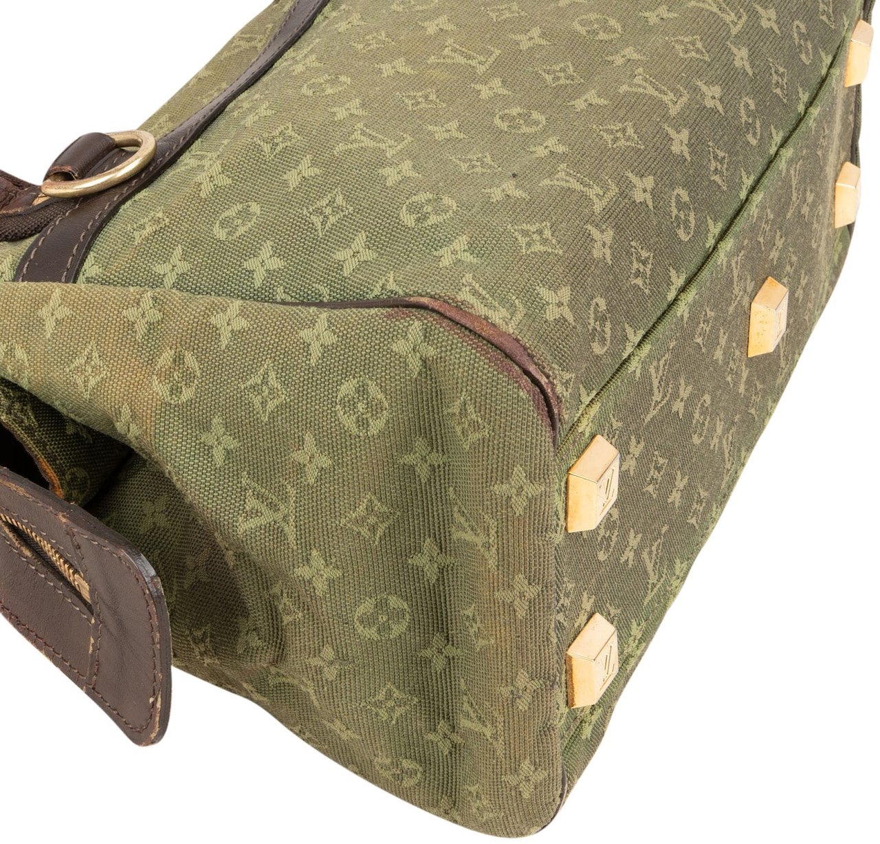 Louis Vuitton Louis Vuitton Monogram Mini Lin Josephine PM Handbag Groen