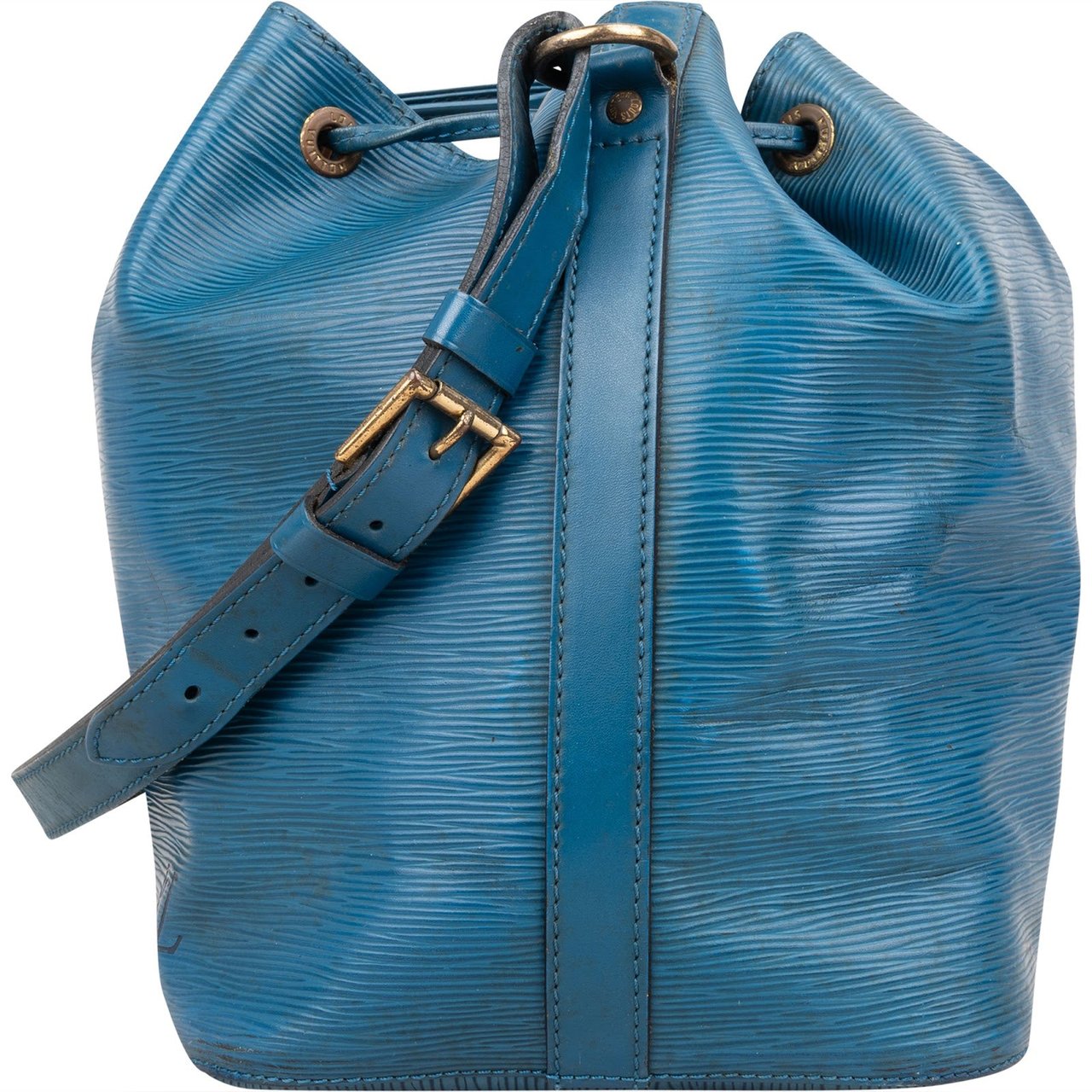 Louis Vuitton Louis Vuitton Blue Epi Leather Sac Noé Petit Shoulder Bag Blauw