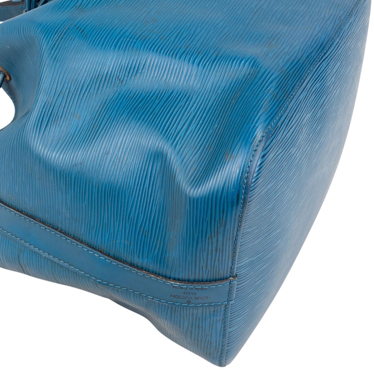 Louis Vuitton Louis Vuitton Blue Epi Leather Sac Noé Petit Shoulder Bag Blauw