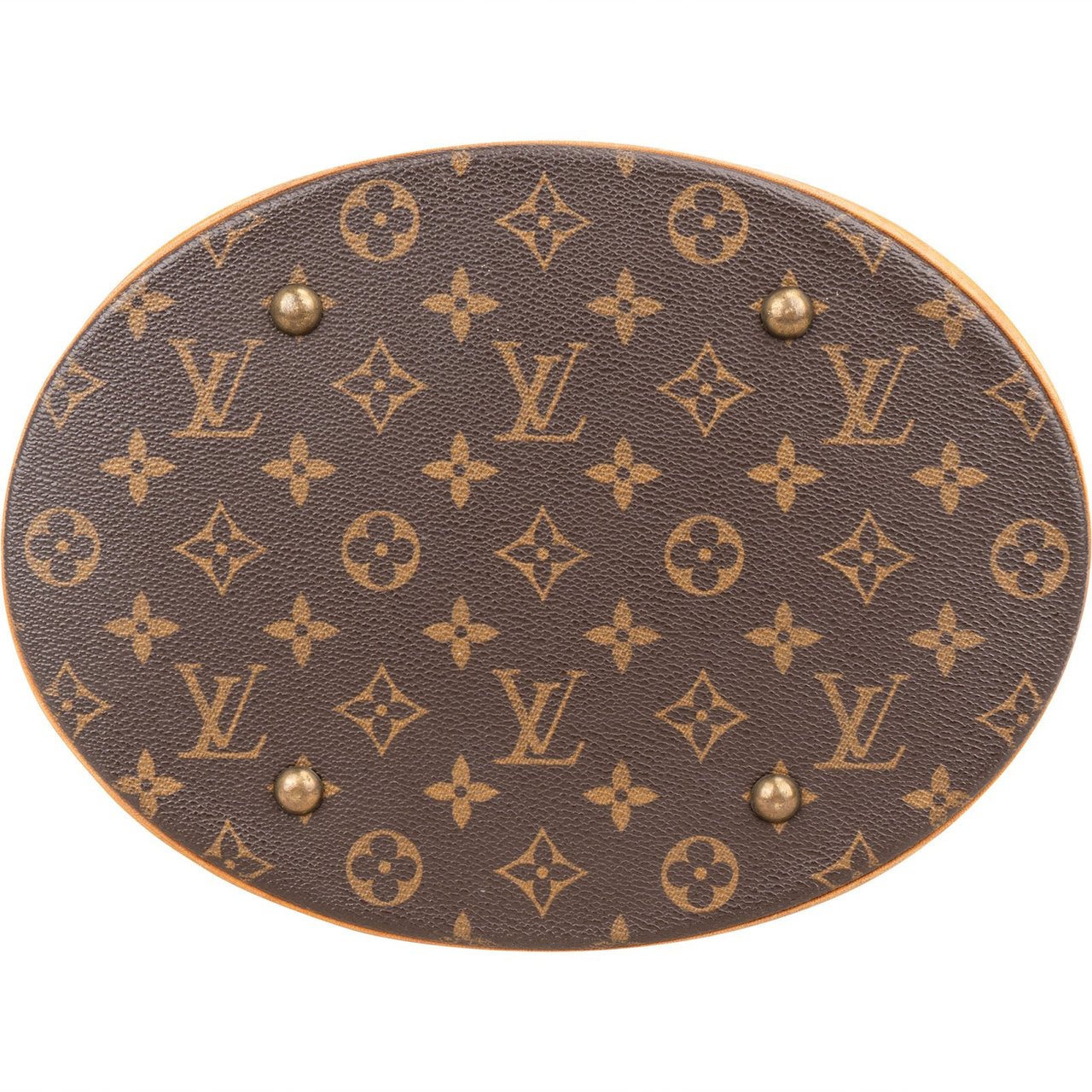 Louis Vuitton Louis Vuitton Monogram Canvas Bucket GM Shoulder Bag Bruin