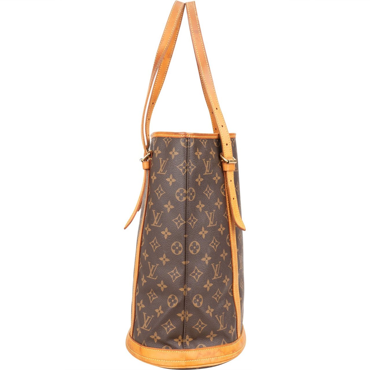 Louis Vuitton Louis Vuitton Monogram Canvas Bucket GM Shoulder Bag Bruin