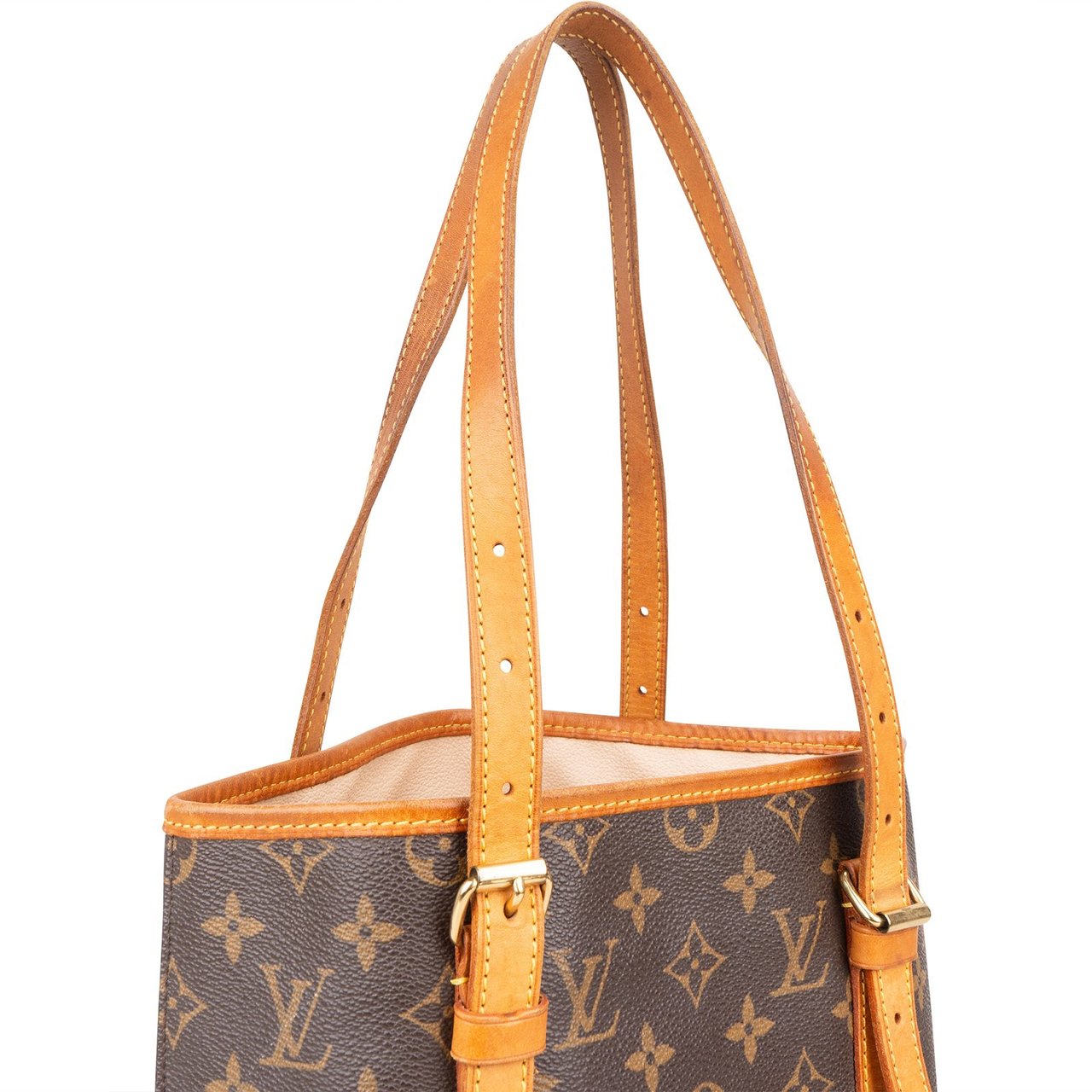 Louis Vuitton Louis Vuitton Monogram Canvas Bucket GM Shoulder Bag Bruin