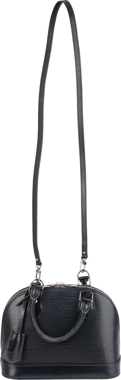 Louis Vuitton Louis Vuitton Noir Epi Leather Alma BB Handbag Zwart