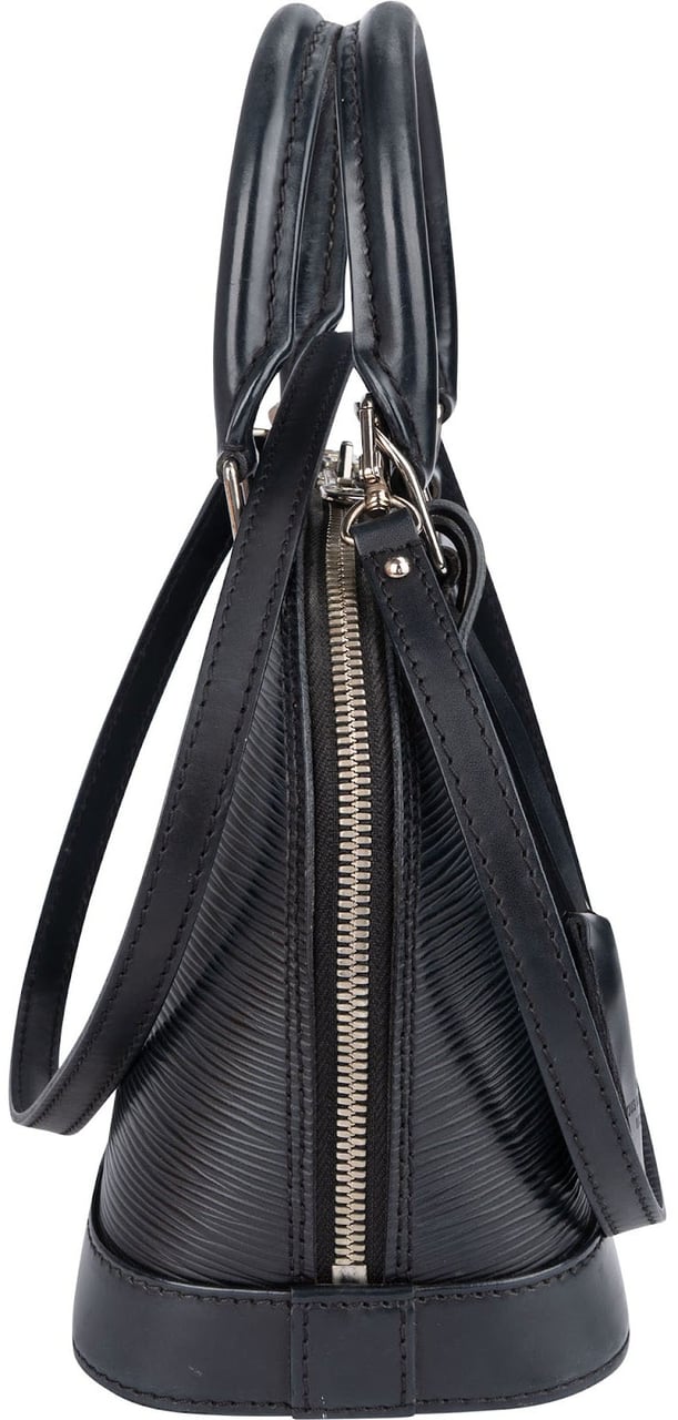 Louis Vuitton Louis Vuitton Noir Epi Leather Alma BB Handbag Zwart