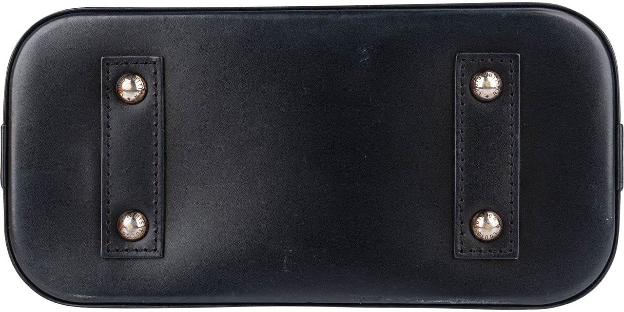 Louis Vuitton Louis Vuitton Noir Epi Leather Alma BB Handbag Zwart