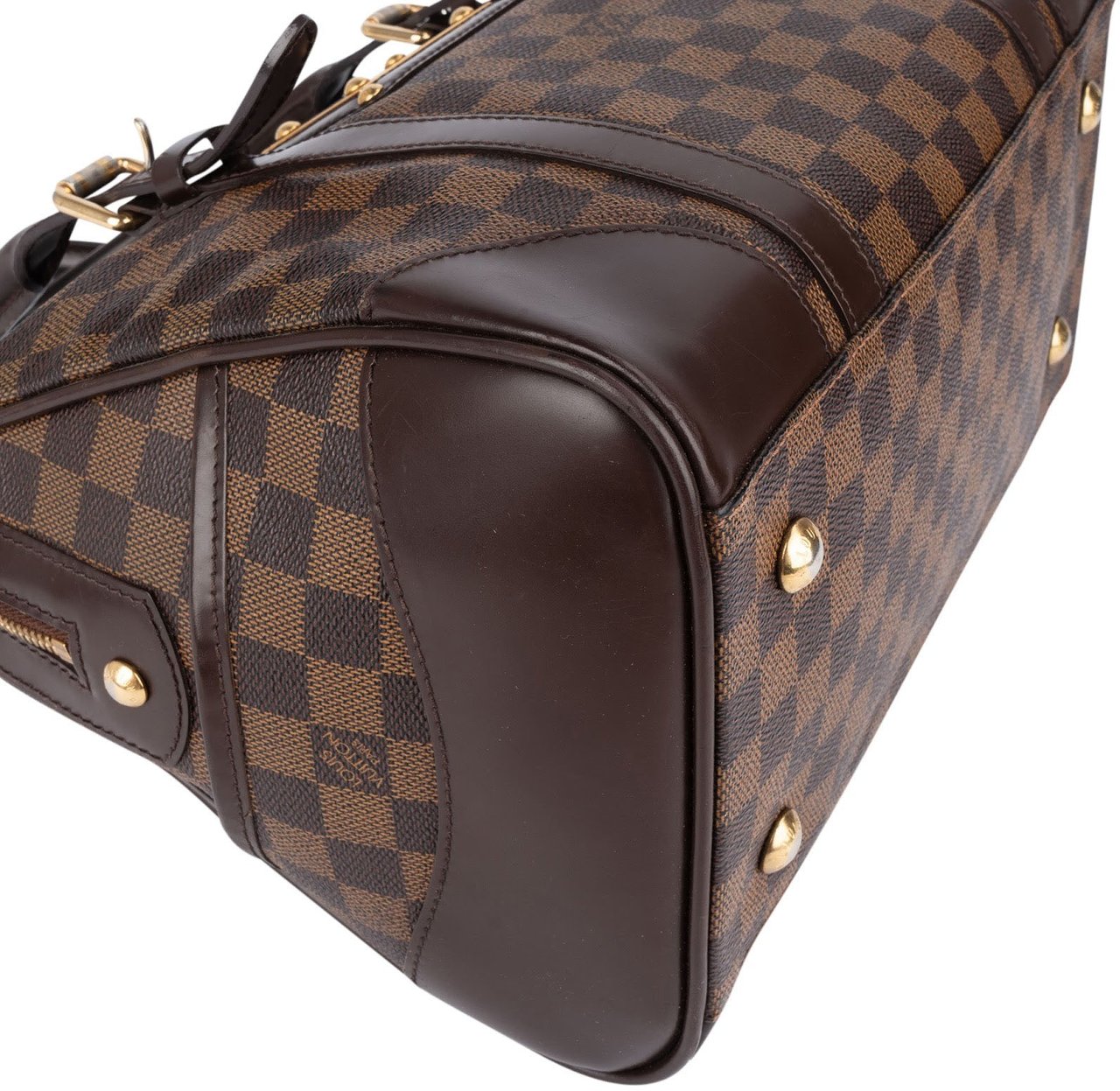 Louis Vuitton Louis Vuitton Monogram Damier Ebene Berkeley Handbag Bruin