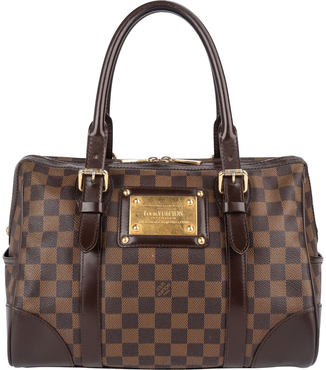 Louis Vuitton Louis Vuitton Monogram Damier Ebene Berkeley Handbag Bruin