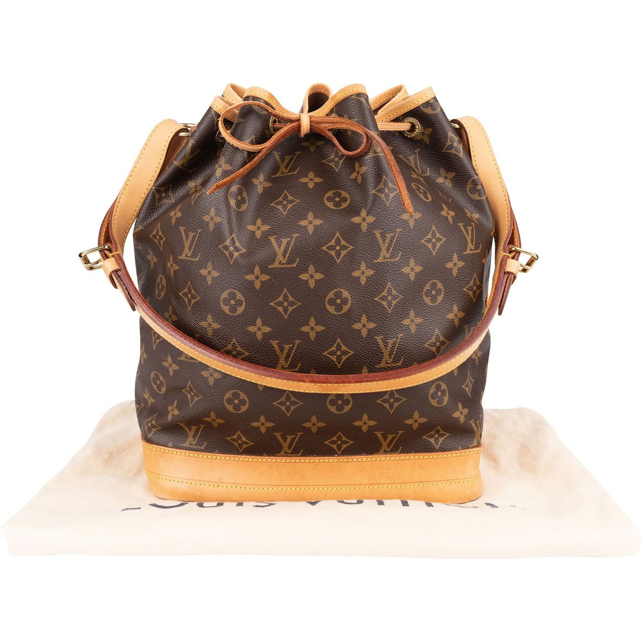 Louis Vuitton Louis Vuitton Monogram Canvas Sac Noé Grande Shoulder Bag Bruin